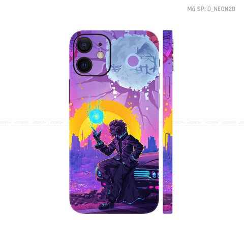 Dán Skin IPhone 12 Series Hình Neon | D_NEON20