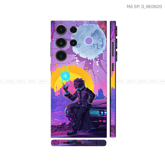 Dán Skin Samsung Galaxy S24 Series Chủ Đề Neon | D_NEON20
