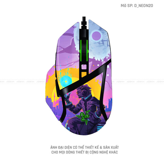 Skin Dán Chuột Razer Hình Neon | D_NEON20