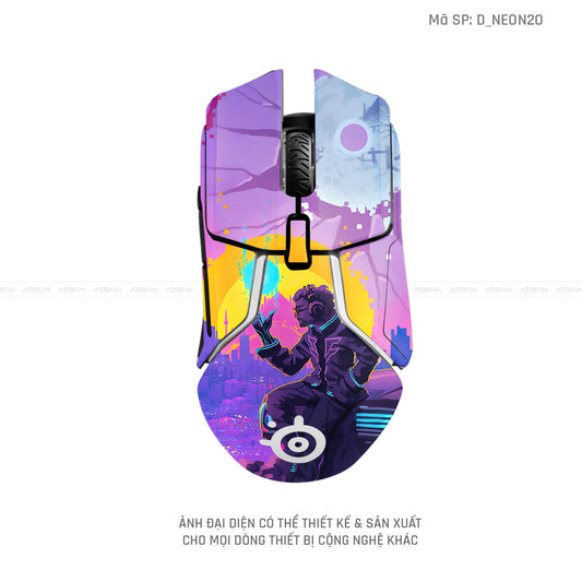 Skin Dán Chuột Steelseries Neon | D_NEON20