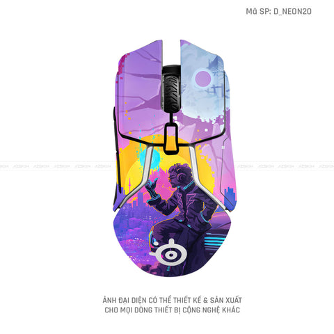 Skin Dán Chuột Steelseries Neon | D_NEON20