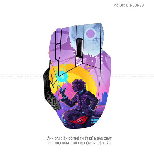 Skin Dán Chuột Asus Hình Neon | D_NEON20