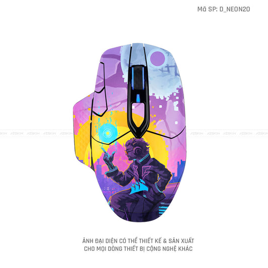 Skin Dán Chuột Corsair Hình Neon | D_NEON20
