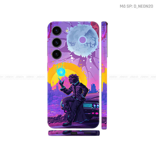 Dán Skin Samsung Galaxy S24 Series Chủ Đề Neon | D_NEON20