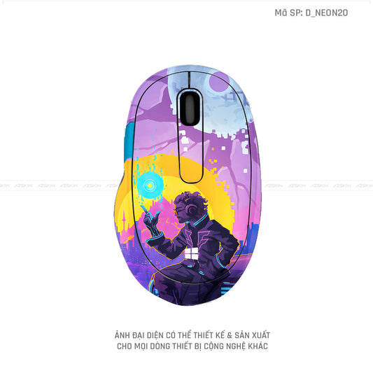 Skin Dán Chuột Microsoft Hình Neon | D_NEON20