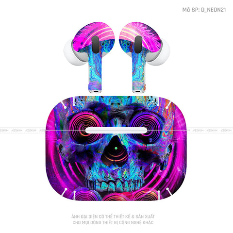 Dán Skin Tai Nghe Airpod Pro/ Pro 2 Hình Neon | D_NEON21