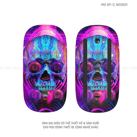 Skin Dán Chuột Apple Magic Mouse Hình Neon | D_NEON21