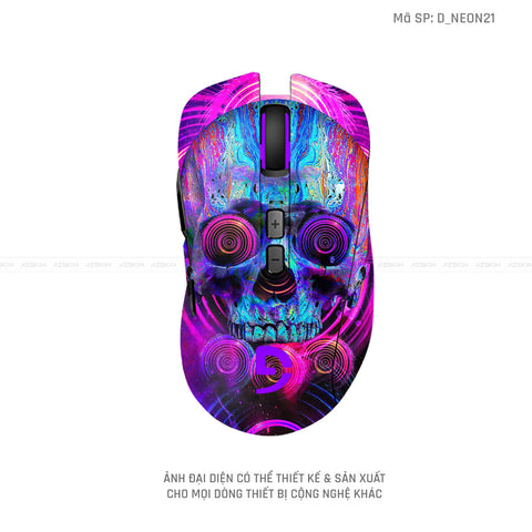 Skin Dán Chuột Fuhlen Hình Neon | D_NEON21