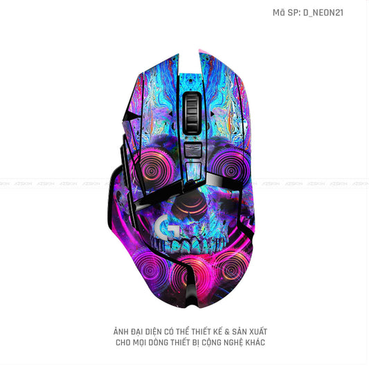Skin Dán Chuột Logitech Hình Neon | D_NEON21