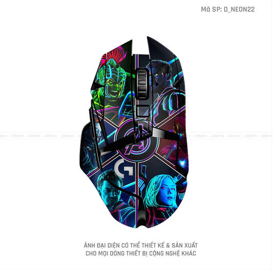 Skin Dán Chuột Logitech Hình Neon | D_NEON22