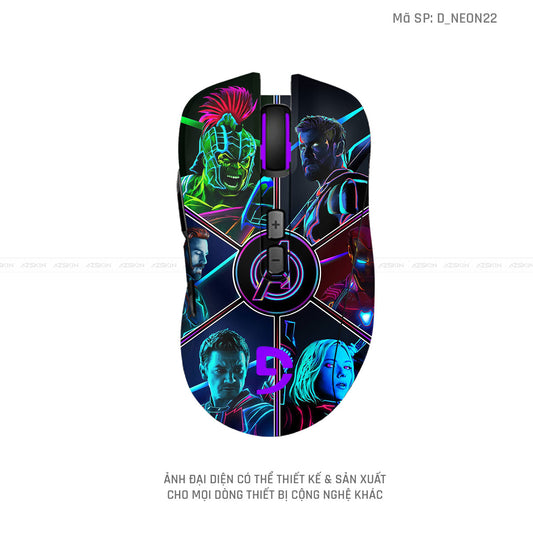 Skin Dán Chuột Fuhlen Hình Neon | D_NEON22