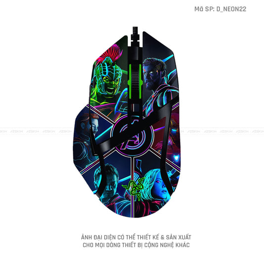 Skin Dán Chuột Razer Hình Neon | D_NEON22