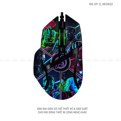 Skin Dán Chuột Razer Hình Neon | D_NEON22