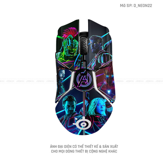 Skin Dán Chuột Steelseries Neon | D_NEON22