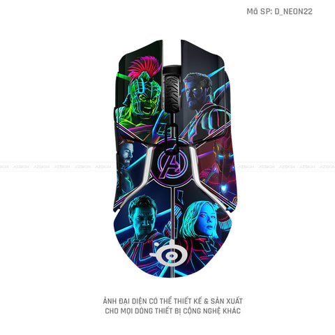 Skin Dán Chuột Steelseries Neon | D_NEON22