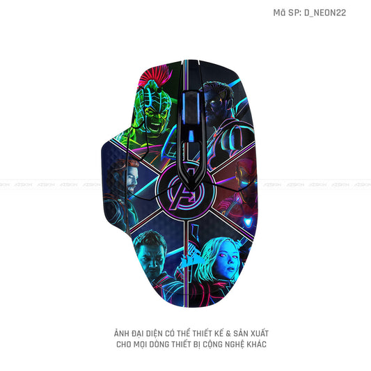 Skin Dán Chuột Corsair Hình Neon | D_NEON22