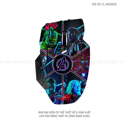 Skin Dán Chuột Asus Hình Neon | D_NEON22