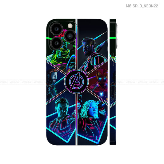 Dán Skin IPhone 12 Series Hình Neon | D_NEON22