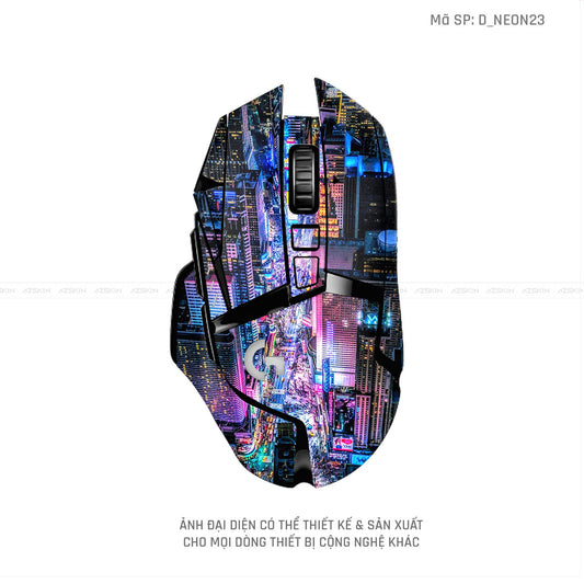 Skin Dán Chuột Logitech Hình Neon | D_NEON23