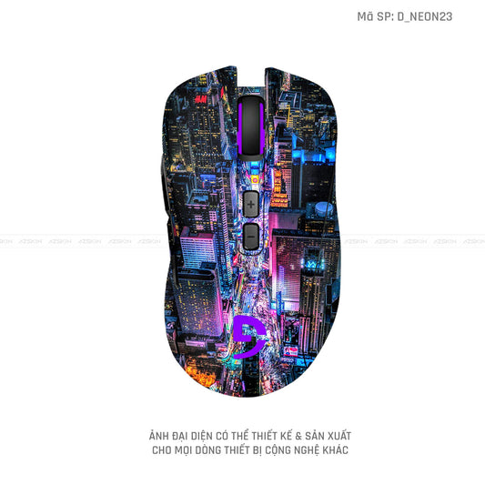Skin Dán Chuột Fuhlen Hình Neon | D_NEON23