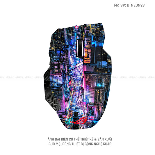 Skin Dán Chuột Asus Hình Neon | D_NEON23