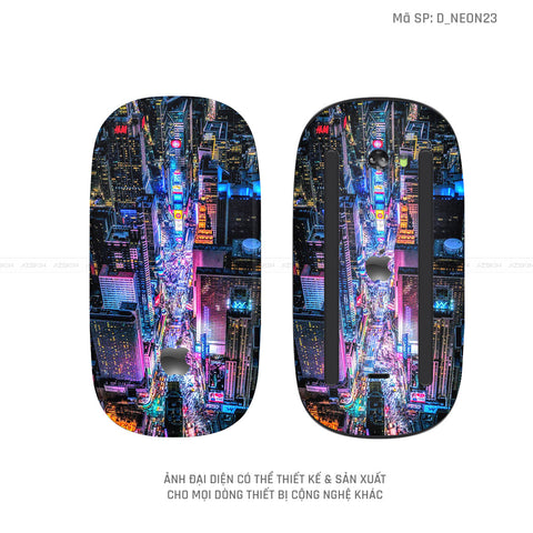 Skin Dán Chuột Apple Magic Mouse Hình Neon | D_NEON23