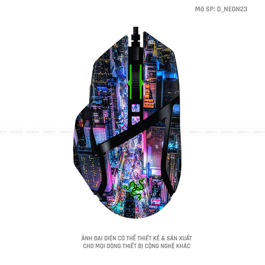 Skin Dán Chuột Razer Hình Neon | D_NEON23