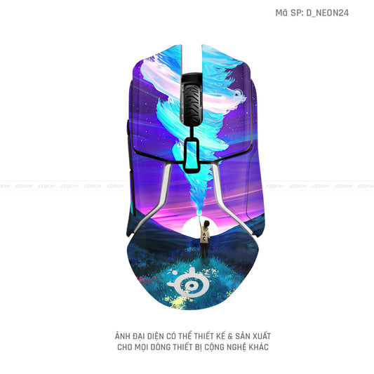 Skin Dán Chuột Steelseries Neon | D_NEON24