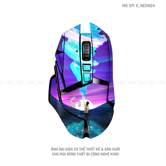 Skin Dán Chuột Logitech Hình Neon | D_NEON24