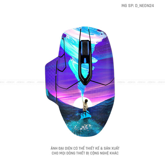 Skin Dán Chuột Corsair Hình Neon | D_NEON24