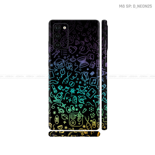 Dán Skin Galaxy Note 20 Series Hình Neon | D_NEON25