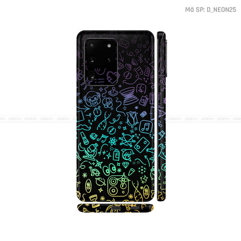 Dán Skin Galaxy S20 Series Hình Neon | D_NEON25