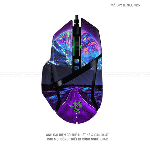 Skin Dán Chuột Razer Hình Neon | D_NEON25
