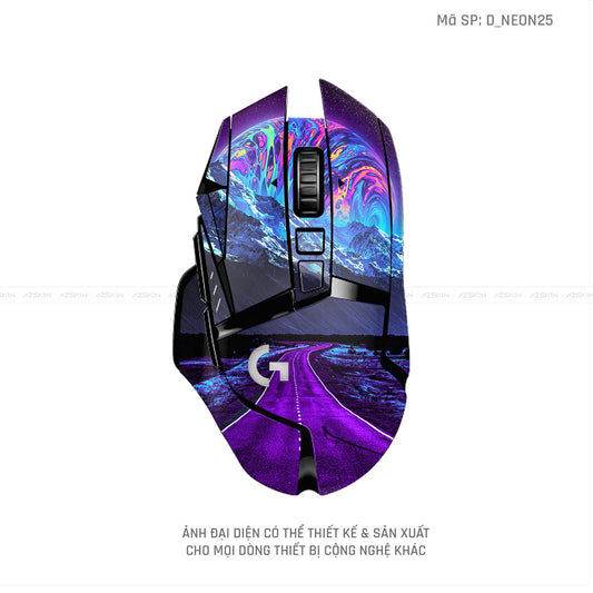 Skin Dán Chuột Logitech Hình Neon | D_NEON25