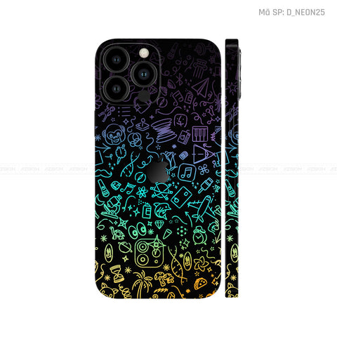 Dán Skin IPhone 13 Series Hình Neon | D_NEON25