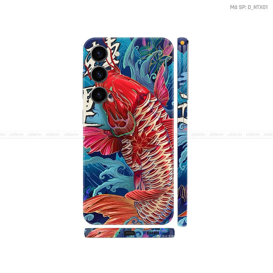 Dán Skin Galaxy S23 Series Hình Cá Chép | D_NTX01