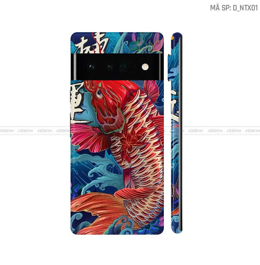 Dán Skin Google Pixel 6 Series Hình Nghệ Thuật Xăm | D_NTX01