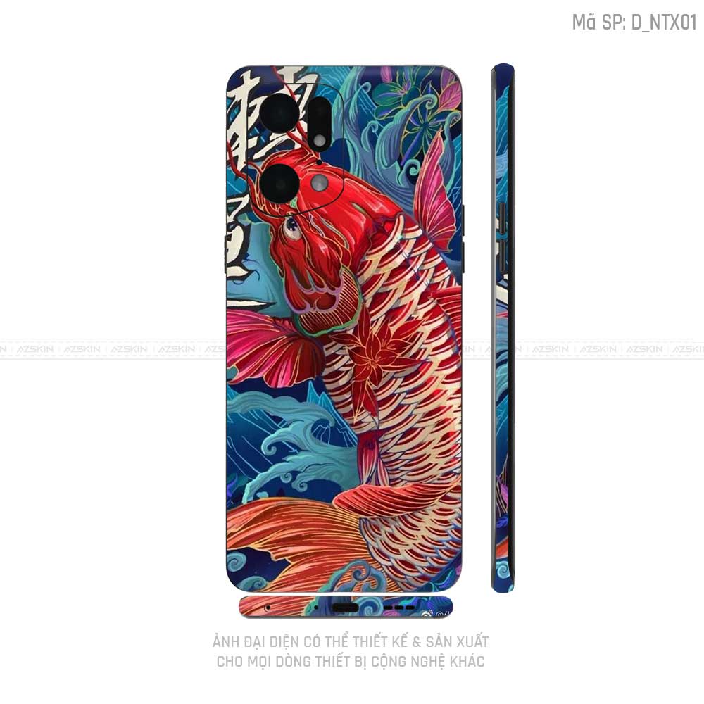 Miếng Dán Skin Điện Thoại OPPO Find X Series Hình Tattoo | D_NTX01