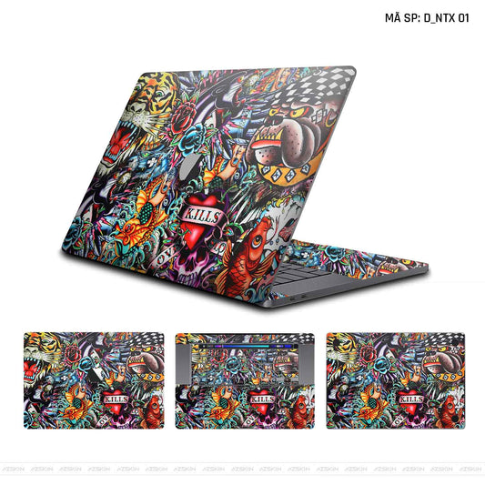 Dán Skin Macbook Hình Nghệ Thuật Xăm | D_NTX01