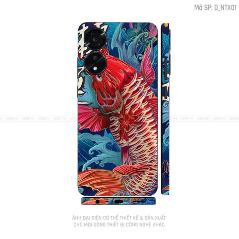Miếng Dán Skin Điện Thoại OPPO A Series Hình Tattoo | D_NTX01