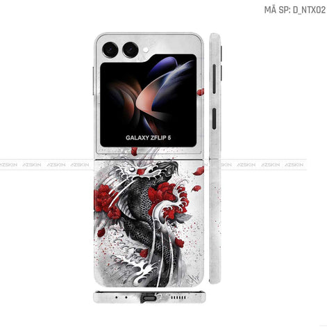 Dán Skin Galaxy Z Flip5 Hình Cá Chép | D_NTX02