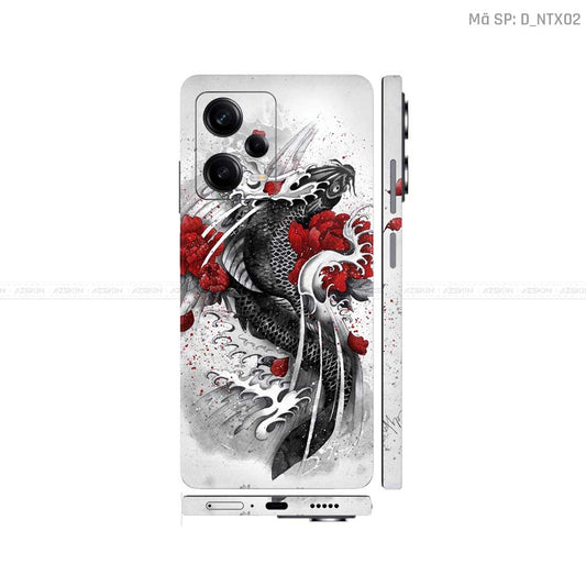 Dán Skin Xiaomi Redmi Note 12 Series Hình Tattoo | D_NTX02