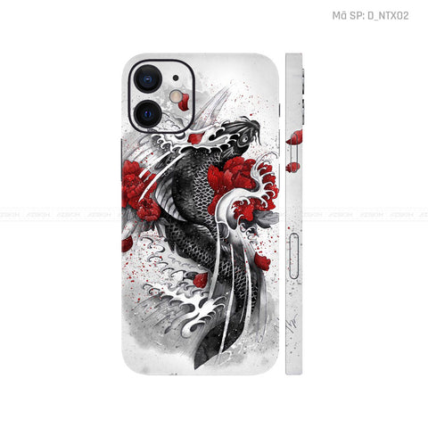 Dán Skin IPhone 12 Series Hình Cá Chép | D_NTX02