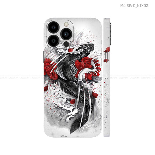 Dán Skin IPhone 14 Series Hình Nghệ Thuật Xăm | D_NTX02