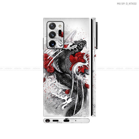 Dán Skin Galaxy Note 20 Series Hình Nghệ Thuật Xăm Cá Chép | D_NTX02