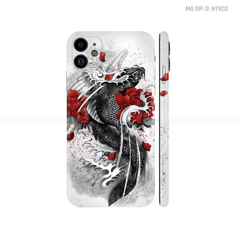 Dán Skin IPhone 11 Series Hình Nghệ Thuật Xăm | D_NTX02