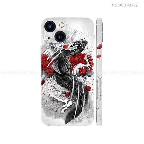 Dán Skin IPhone 14 Series Hình Nghệ Thuật Xăm | D_NTX02