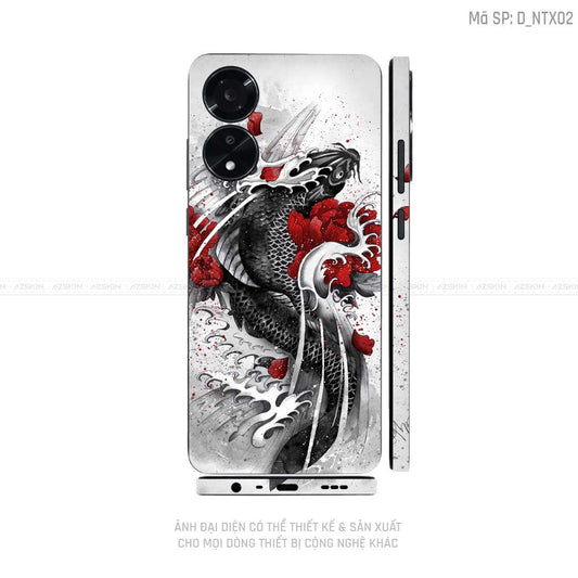 Miếng Dán Skin Điện Thoại OPPO A Series Hình Tattoo | D_NTX02