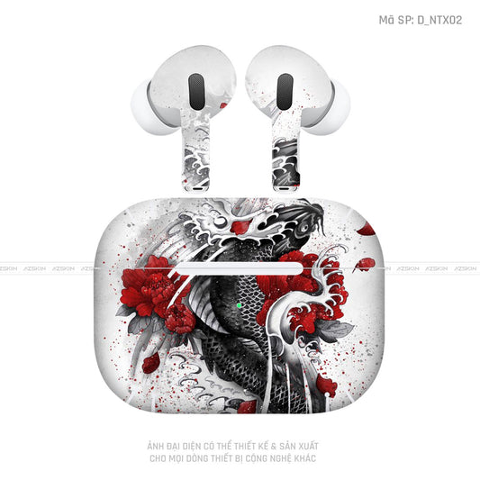 Dán Skin Tai Nghe Airpod 3 Hình Cá Chép | D_NTX02