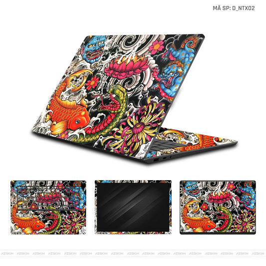 Dán Skin Laptop Huawei Hình Nghệ Thuật Xăm | N_NTX02